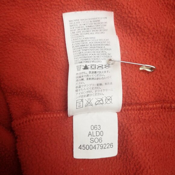 The North Face TKA100 Men's Size Large Red 1/4 Zip Fleece Sweat Shirt - Picture 8 of 12